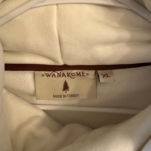 Wanakome Gradient Hoodie in White and Blue - Picture 2 of 4